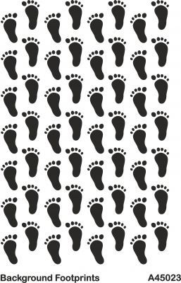 A45023 Background (Arka Plan) Stencil 20x30 cm. - 1