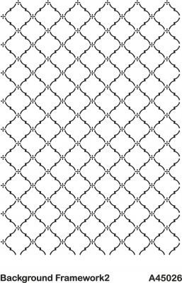 A45026 Background (Arka Plan) Stencil 20x30 cm. - 1