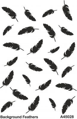 A45028 Background (Arka Plan) Stencil 20x30 cm. - 1