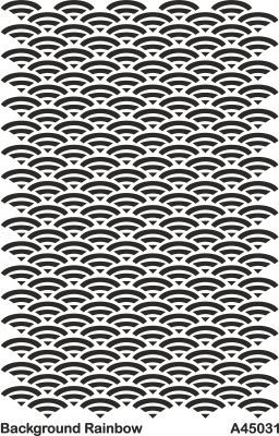 A45031 Background (Arka Plan) Stencil 20x30 cm. - 1