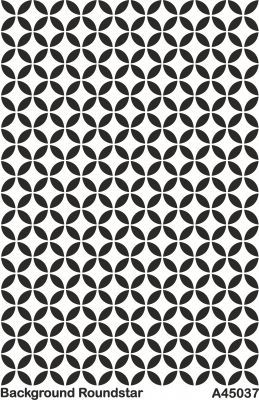 A45037 Background (Arka Plan) Stencil 20x30 cm. - 1