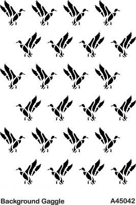 A45042 Background (Arka Plan) Stencil 20x30 cm. - 1