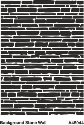 A45044 Background (Arka Plan) Stencil 20x30 cm. - 1