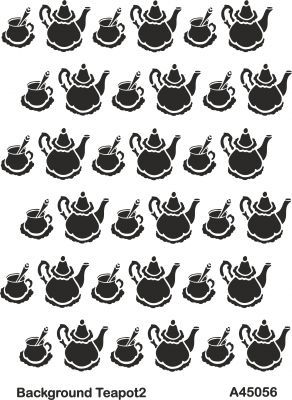 A45056 Background (Arka Plan) Stencil 20x30 cm. - 1