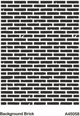 A45058 Background (Arka Plan) Stencil 20x30 cm. - 1