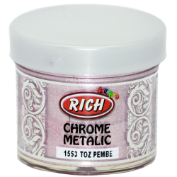 Chrome Metalik 1553 TOZ PEMBE - 4
