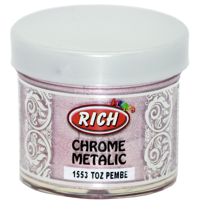 Chrome Metalik 1553 TOZ PEMBE - 1
