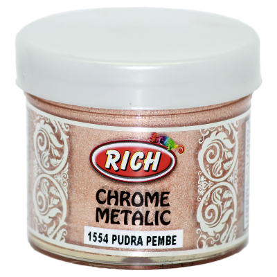 Chrome Metalik 1554 PUDRA PEMBE - 1