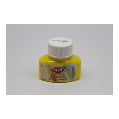 Rich 3001 GÜNEŞ SARI Opak 45 cc Kumaş Boyası - 1