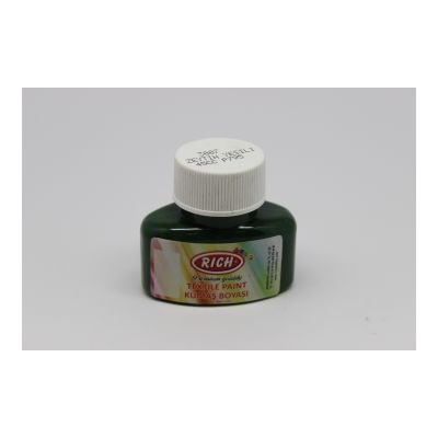 Rich 3007 ZEYTİN YEŞİLİ Opak 45 cc Kumaş Boyası - 1