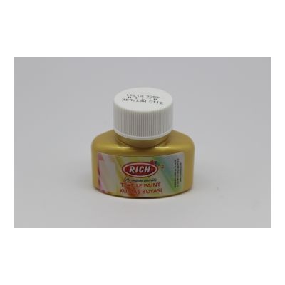 Rich 3110 Altın Metalik Kumaş Boyası 45 cc - 1