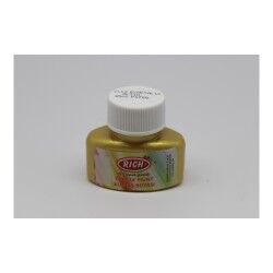Rich 3112 Extra Altın Metalik Kumaş Boyası 45 cc - 2