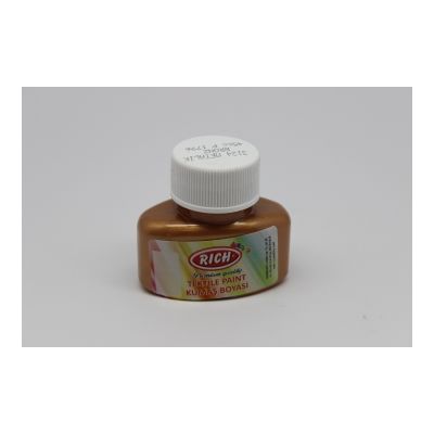 Rich 3124 Bronz Metalik Kumaş Boyası 45 cc - 1