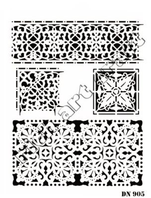 Rich Dantel Stencil DN905 - 1