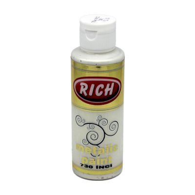 Rich Metalik Boya 730 İNCİ BEYAZI 120 cc - 1