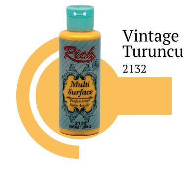 Rich Multi Surface 120 cc 2132 Vintage Turuncu - 1