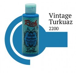Rich Multi Surface 120 cc 2200 Vintage Turkuaz - 2