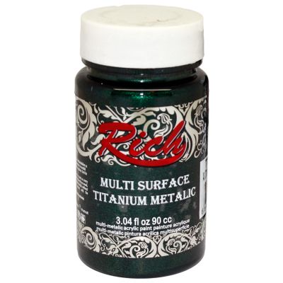Rich Multi Surface Titanyum Metalik 2554 ANTİK YEŞİL 90 cc - 1