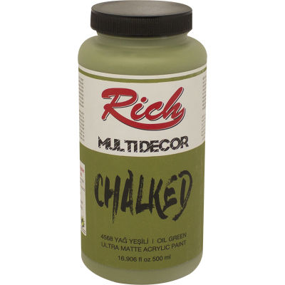 Rich MULTIDECOR CHALKED 500 ml. 4568 YAĞ YEŞİLİ - 1