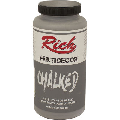 Rich MULTIDECOR CHALKED 500 ml. 4576 İS SİYAH - 1
