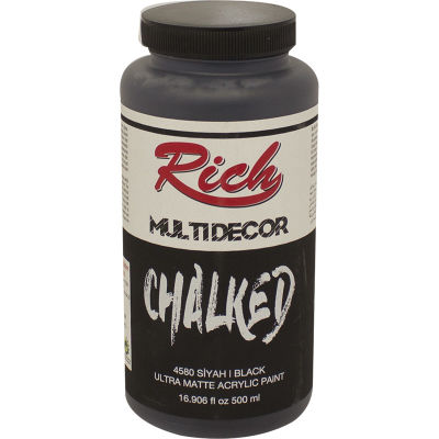 Rich MULTIDECOR CHALKED 500 ml. 4580 SİYAH - 1