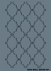 Rich WALL DECOR Stencıl 001 50x70 - 2