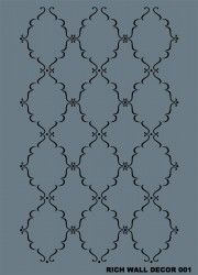 Rich WALL DECOR Stencıl 001 50x70 - 2