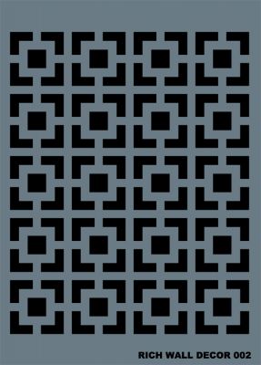 Rich WALL DECOR Stencıl 002 50x70 cm - 1
