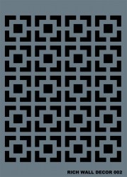 Rich WALL DECOR Stencıl 002 50x70 cm - 2