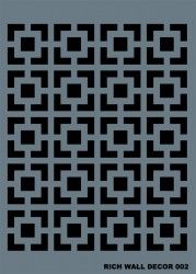 Rich WALL DECOR Stencıl 002 50x70 cm - 2