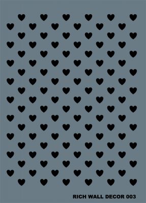 Rich WALL DECOR Stencıl 003 50x70 cm - 1