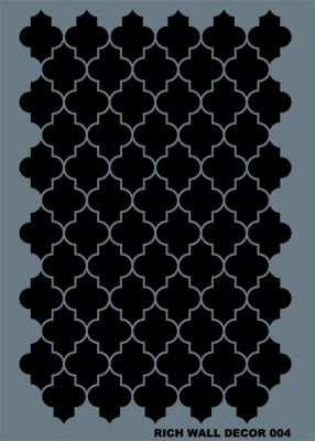Rich WALL DECOR Stencıl 004 50x70 cm - 1