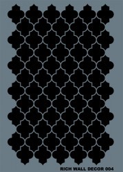 Rich WALL DECOR Stencıl 004 50x70 cm - 2