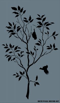 Rich WALL DECOR Stencıl 007 50x85 cm - 1