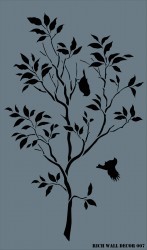 Rich WALL DECOR Stencıl 007 50x85 cm - 2
