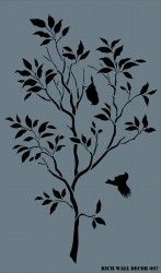 Rich WALL DECOR Stencıl 007 50x85 cm - 2