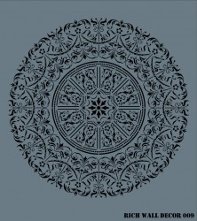 Rich WALL DECOR Stencıl 009 50x50 cm - 2