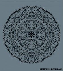 Rich WALL DECOR Stencıl 009 50x50 cm - 2