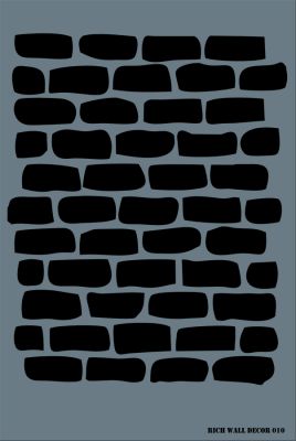 Rich WALL DECOR Stencıl 010 50x70 cm - 1