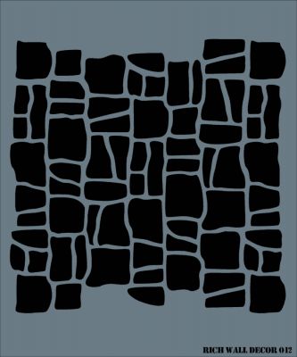 Rich WALL DECOR Stencıl 012 50x50 cm - 1