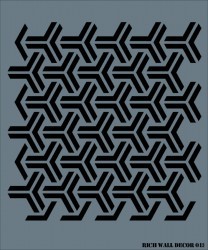 Rich WALL DECOR Stencıl 013 50x50 cm - 2
