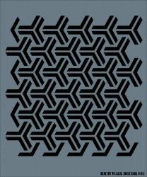 Rich WALL DECOR Stencıl 013 50x50 cm - 2