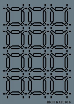 Rich WALL DECOR Stencıl 016 50x70 cm - 1