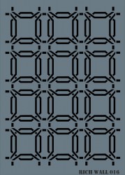 Rich WALL DECOR Stencıl 016 50x70 cm - 2