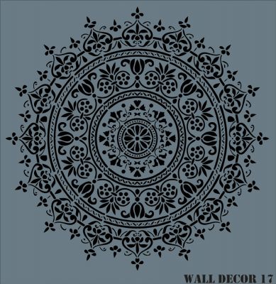 Rich WALL DECOR Stencıl 017 50x50 cm - 1