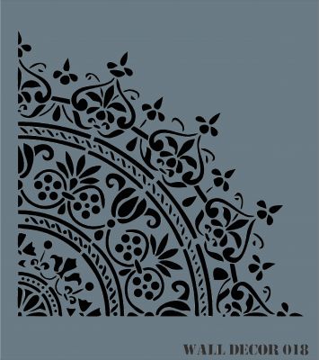 Rich WALL DECOR Stencıl 018 50x55 cm - 1