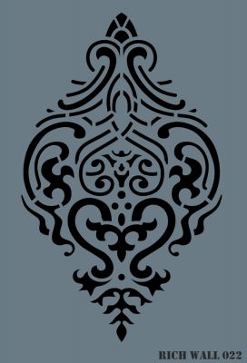 Rich WALL DECOR Stencıl 022 50x73 cm - 1