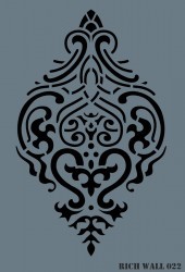 Rich WALL DECOR Stencıl 022 50x73 cm - 2