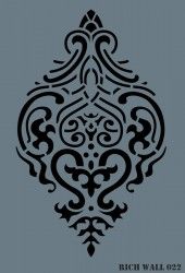 Rich WALL DECOR Stencıl 022 50x73 cm - 2
