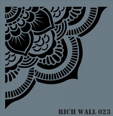 Rich WALL DECOR Stencıl 023 50x51 cm - 1